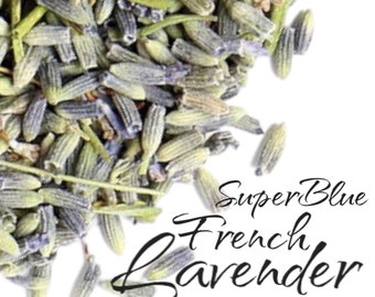 Organic French Lavender - Super Blue Variety - Herbal Tea, Incense