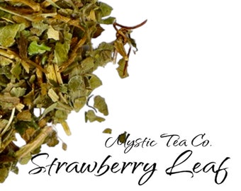 Strawberry Leaf, Organic Herbs ,Tea, Incense, Remedies, Natural ,Herbal Leaf, Spiritual Metaphysical