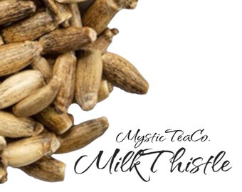 Milk Thistle Organic Herbs ,Tea, Incense, Remedies, Natural ,Herbal Leaf, Spiritual Metaphysical