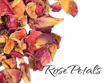 RED ROSE PETALS, Organic Herbs ,Tea, Incense, Remedies, Natural ,Herbal Leaf, Spiritual Metaphysical
