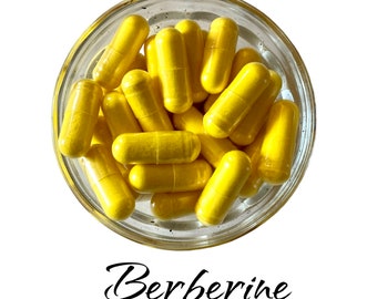 Capsule di Berberina HCL biologica: integratore vegano a base di erbe
