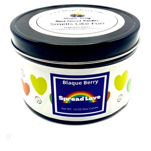 Spread Love 14oz 3-Wick Hand Poured Candle - Soy/Paraffin Blend