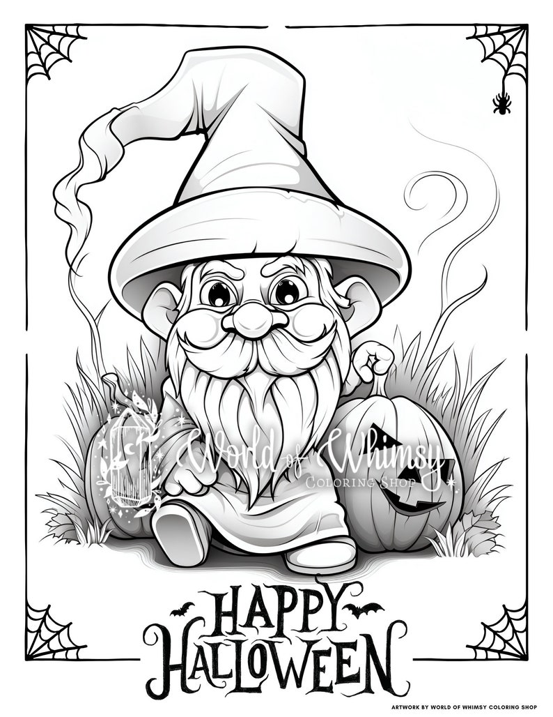 25 Halloween Gnomes Coloring Pages - Il 794xN.5360174045 8hcq 