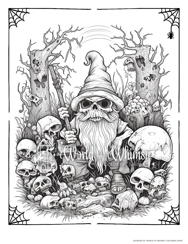 25 Halloween Gnomes Coloring Pages - Il 794xN.5360165775 E7xs 