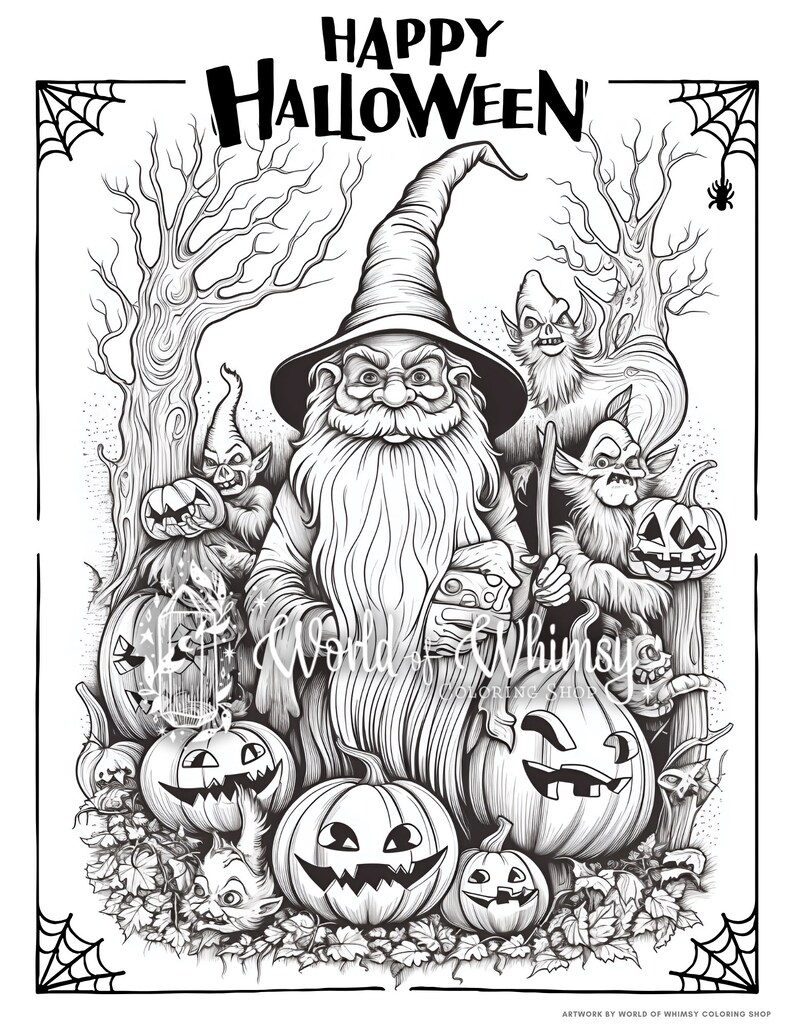25 Halloween Gnomes Coloring Pages - Il 794xN.5360162537 Hvgj 