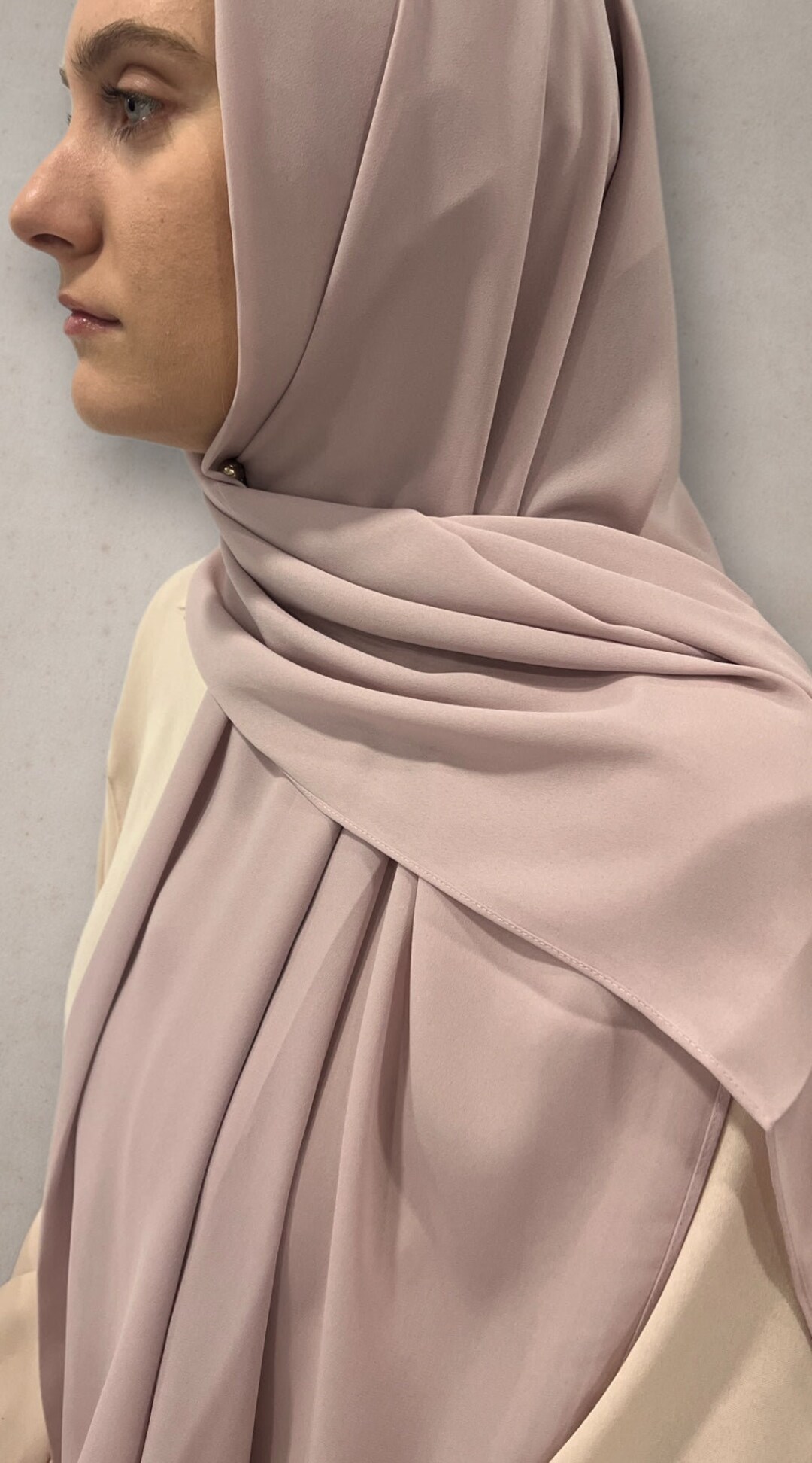 Premium Muted Purple Chiffon Hijab main image 1