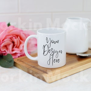 Plant Lover Mockup, Rose Mug Mockup, Breakfast Mug Mock Up, Summer Mug Mockup, Tea Mug Mockup, Mockup Bundle, Health and Wellness Mockup