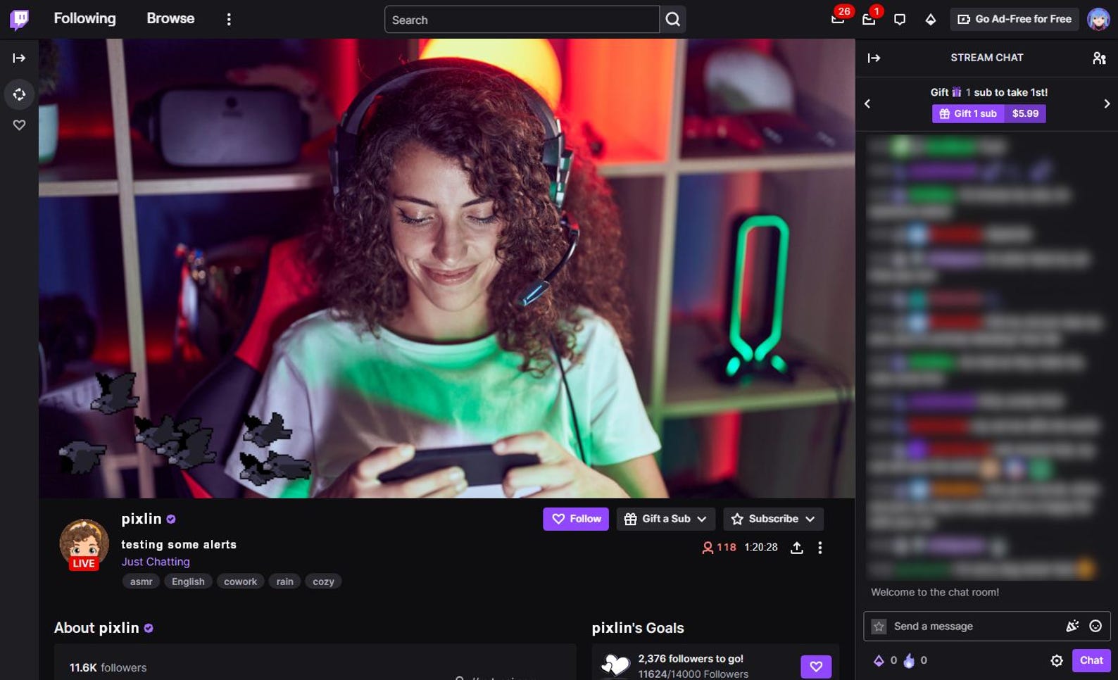 Animated Raven Twitch Alerts | Gothic Stream Overlay Assets (8x) - Etsy