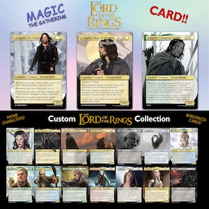 LOTR Magic The Gathering Karte (Physisch + Digital) Herr der Ringe MTG Sammelkartengeschenk