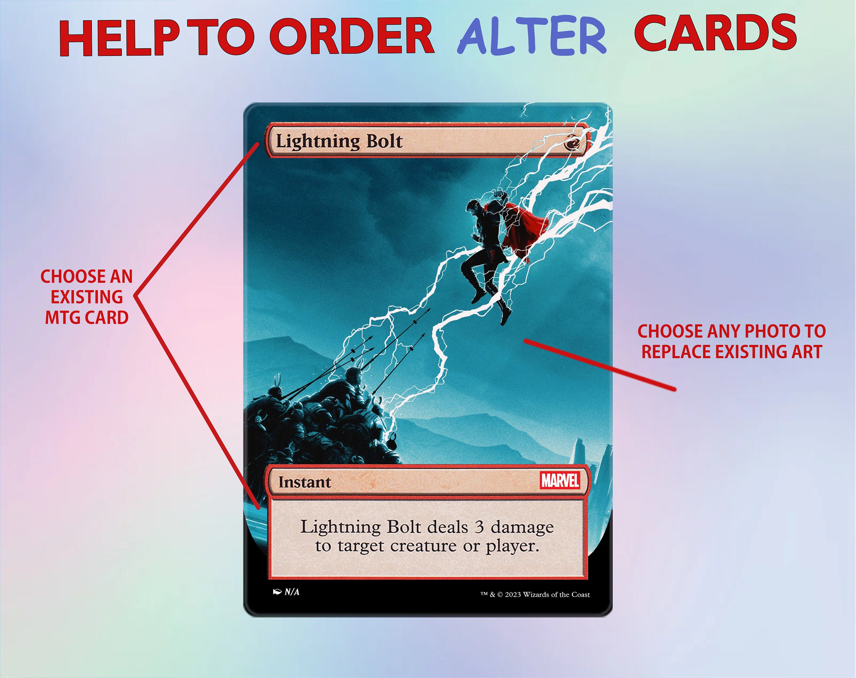 Custom Magic the Gathering Card physical Digital Personalized MTG Trading Card Gift. Etsy