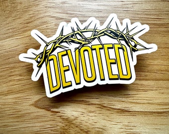 Devoted Brand Sticker / Tattoo / Design / Surface Sticker / Tattoo Flash / Tattoo Artist