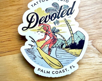 Devoted Brand Sticker / Tattoo / Design / Surface Sticker / Tattoo Flash / Tattoo Artist