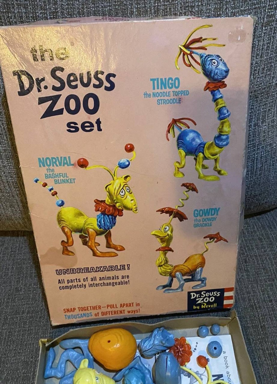 Revell Dr. Seuss Zoo Set Animal Model Kit W/box Etsy
