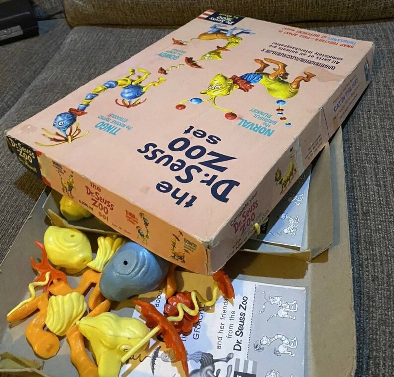 Revell Dr. Seuss Zoo Set Animal Model Kit W/box Etsy