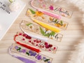 Personalized Pressed Flower Bookmark, Daisy Resin Bookmark, Custom Bookmark with Name, Floral Bookmarks for Women, Reader Gift, Gift for Her
