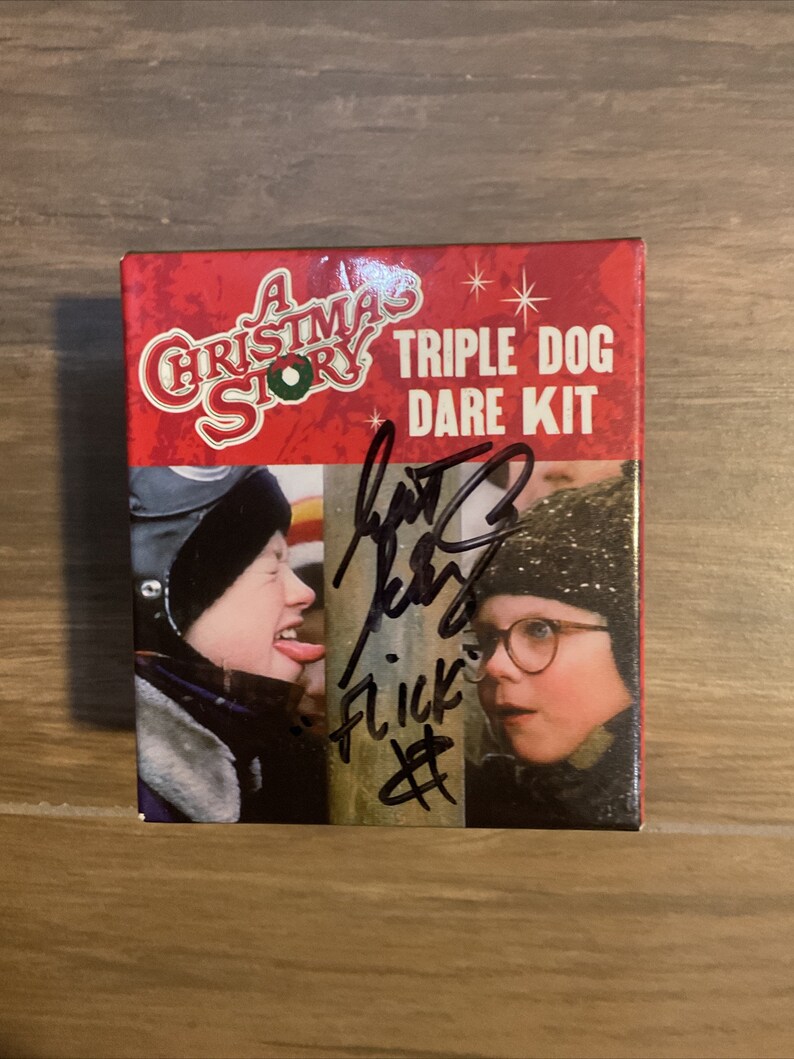 A Christmas Story Triple Dog Dare Kit Signed by Scott Schwartz Flick Etsy
