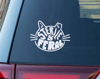 Sterile & Feral | TNR Sticker Campaign | Animal Shelter Rescue