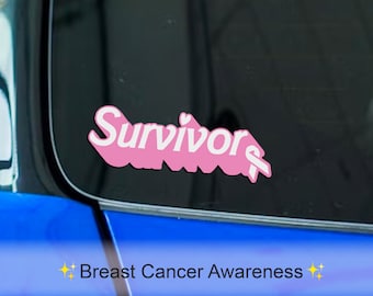 Sobreviviente / Concientización sobre el cáncer de mama Pegatina
