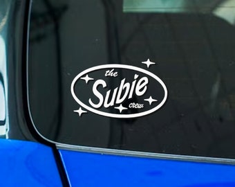 Vinilo para ventana de coche Subie Crew