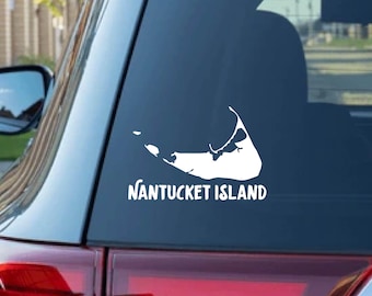 Isla Nantucket / Pegatina de vinilo