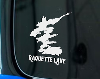 Lago Raquette / Calcomanía de vinilo para coche