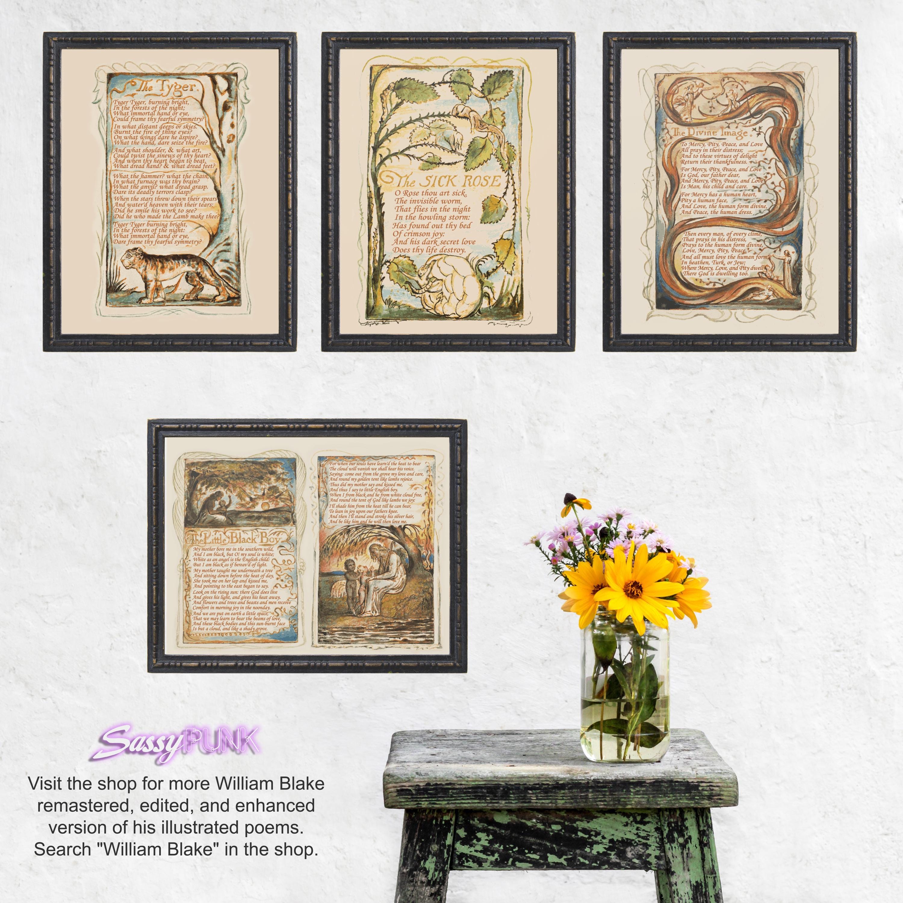 Posen Tree William Blake A Poison Tree Satin Poster / Songs of Innocence and ...