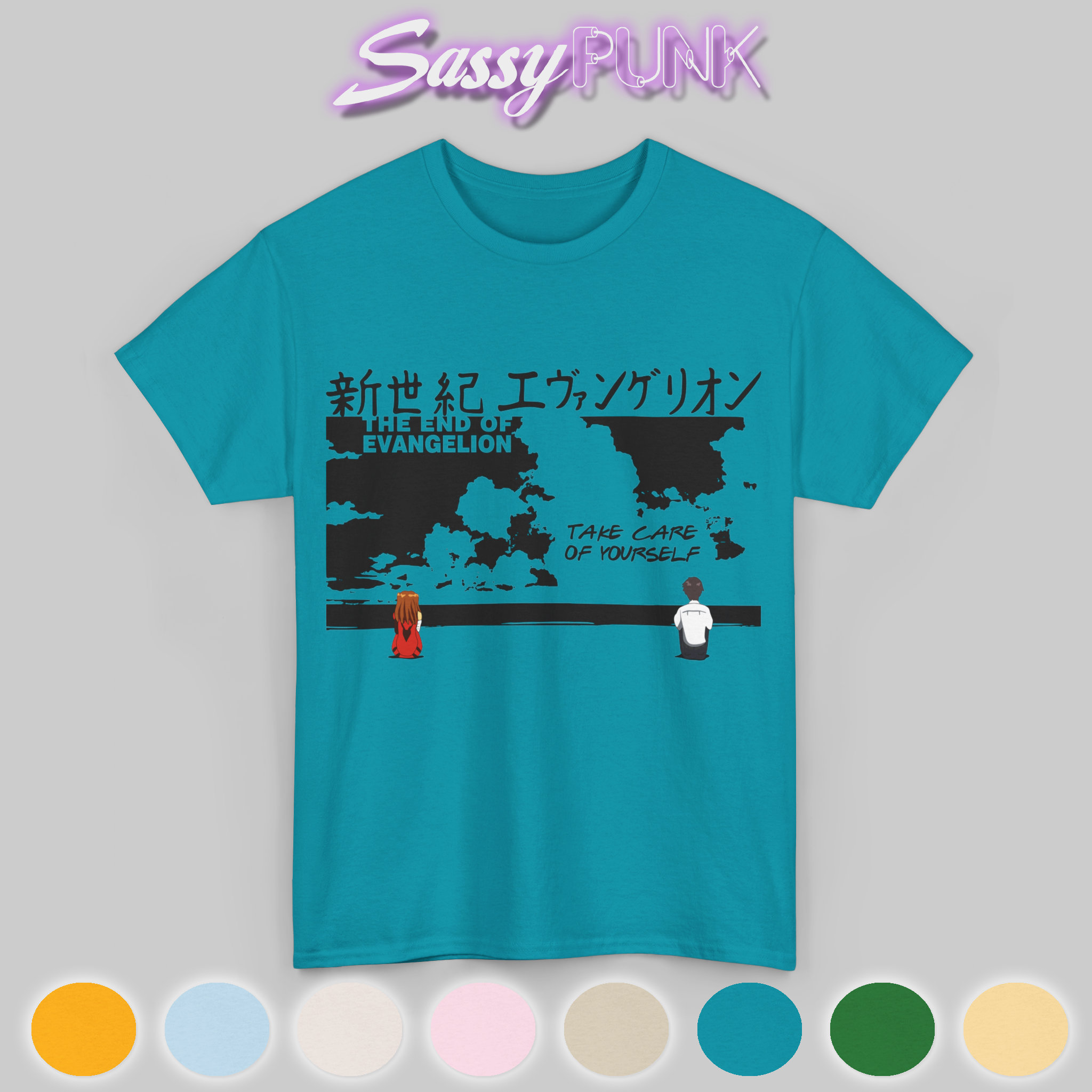 The End of Evangelion Take Care of Yourself T-shirt Unisex