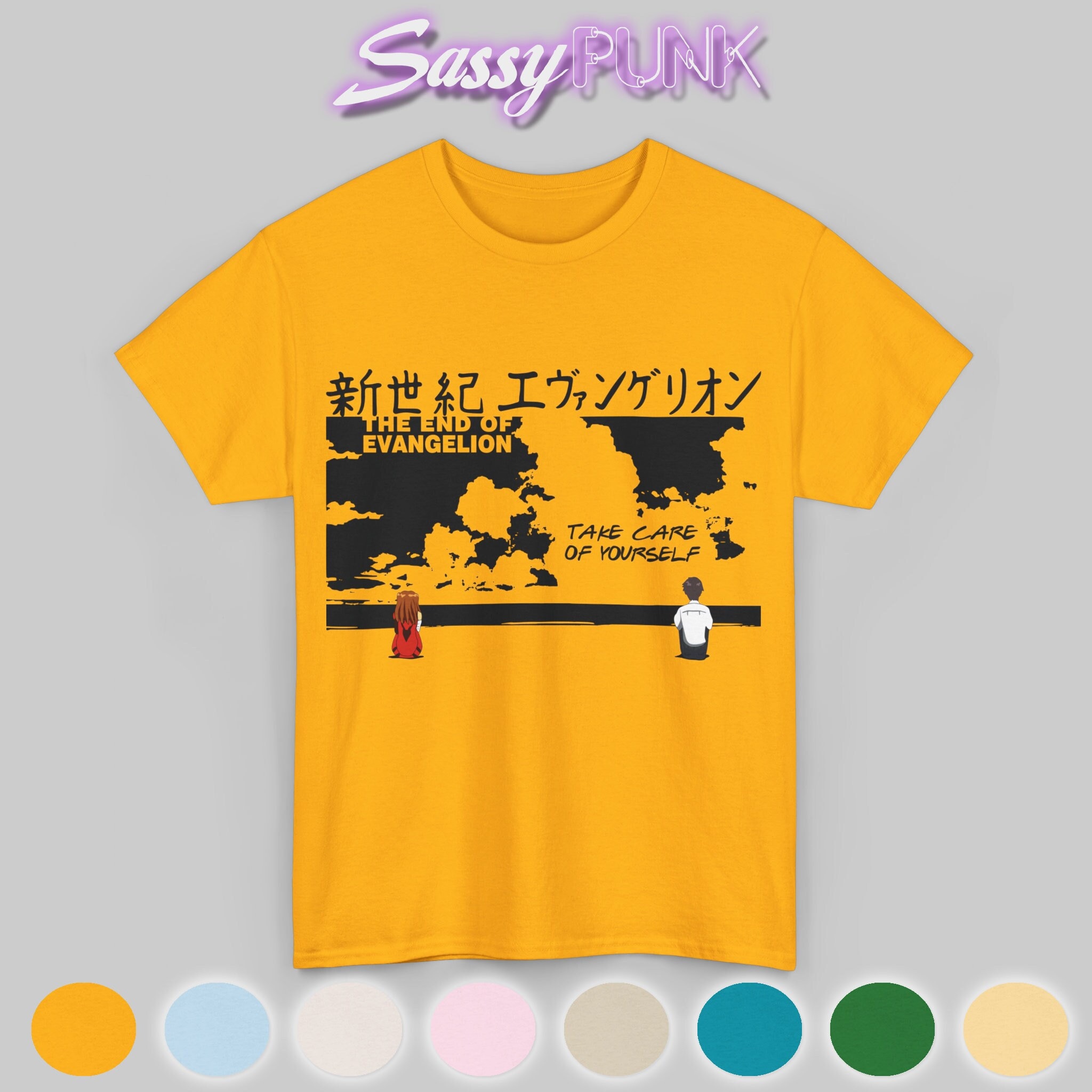 エヴァンゲリオン Tシャツ THE END OF EVANGELION Japanese the End of Evangelion, Neon Genesis Evangelion
