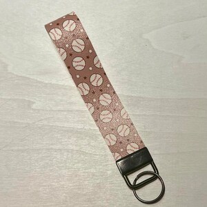 Baseball Keychain Wristlet
