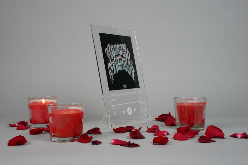 Custom Album Cover Glass Acrylic Plaque Highest Quality Etsy