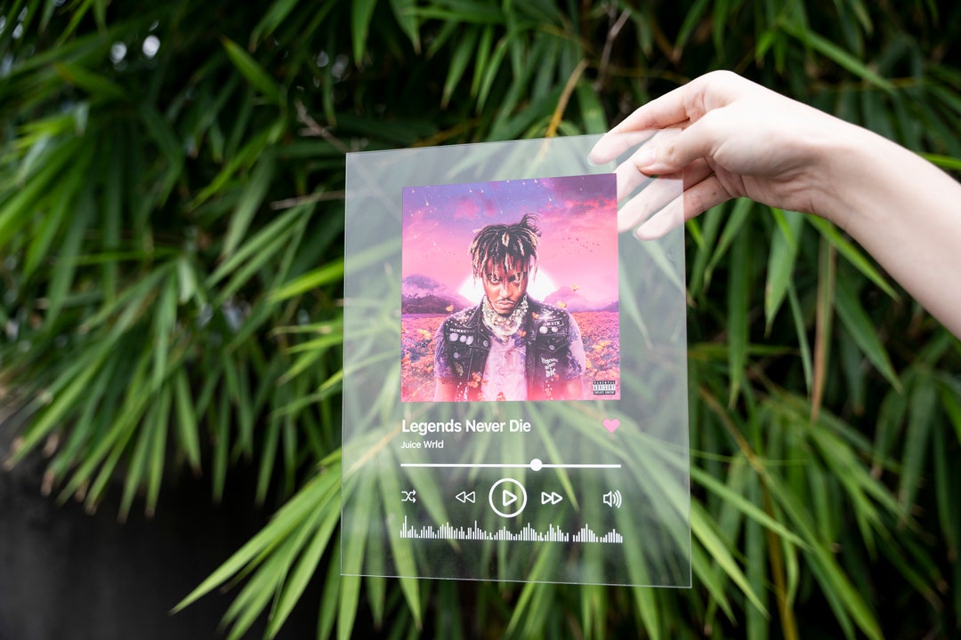 Personalized Spotify Album Cover Glass Acrylic Plaque Highest Quality