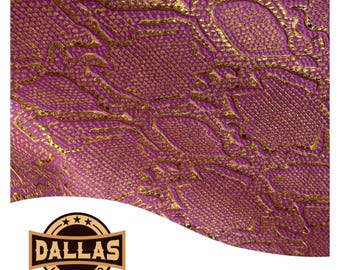 Embossed Leather Cuts | Cascabel Dragonfruit | Pre-Cut Sheets Select Size | DLCo | Embossed Cowhide | Leather Sheets