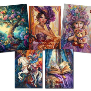 Flamboyant Lenormand - 38 cards - 74 x 105mm - 400 grams - glossy Lenormand cards, Lenormand deck.