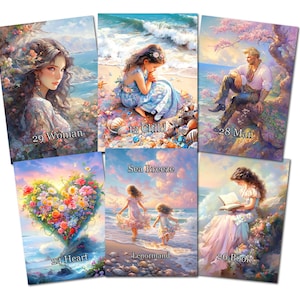Sea Breeze Lenormand - 51 cards - 74 x 105 mm - 400 grams.