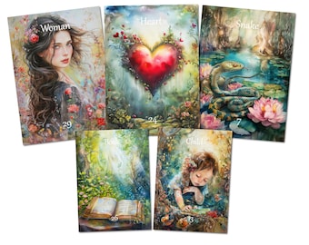 Lenormand Special - 47 cards - 74 x 105 mm - 400 grams.
