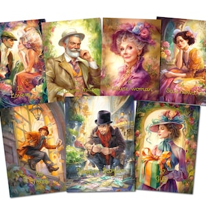 Kipperkarten – Kipper Stories Orakeldeck – 37 Karten – 74 x 105 mm – glänzendes 400gr Papier – Kipper Orakel für Kartenlegungen