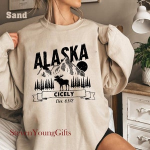 Cicely Alaska Shirt, Northern Exposure Shirt, Alaska Shirt, Alaska Cruise Shirt, Alaska Moose Shirt, 90s Shirt, Tv Series Shirt