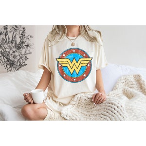 Retro Wonder Woman Shirt, Wonder Mom Gift Shirt, Super Woman Gift, Super Mom T-shirt Gift For Birthday Hoodie Toddler Comfort Color Bella