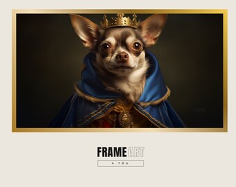 FRAME TV Art | Royal Chihuahua | Digital Art | FRAMETV Art | Little Dog | K9 | Frame Tv Art