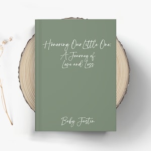 Fehlgeburt Geschenk, Trauer Journal, personalisiertes Journal, Trauer Trauer Erinnerungsbuch, Beileid Geschenk