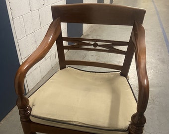 Vintage Cane Regency Library/Dining Chair