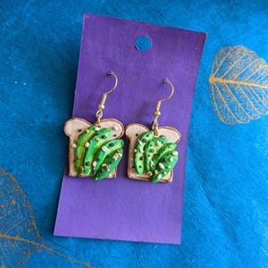 Avocado Toast Earrings