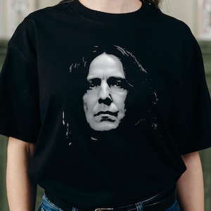 Severus Snape T-Shirt : Potions Master, Wizarding World Apparel, Vintage Fan Art, Harry Potter Shirt, Magical Tees for Potterheads