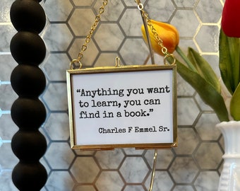 Framed Hanging Mini Quote