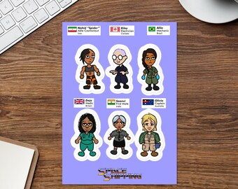 Roebuck Crew Stickers (Set 2)