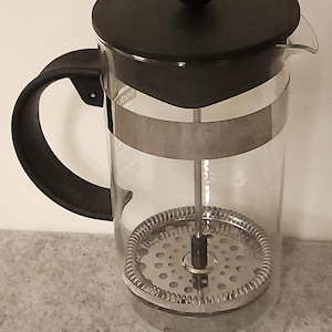 BODUM famous French press for the perfect coffee brew Glass & Black