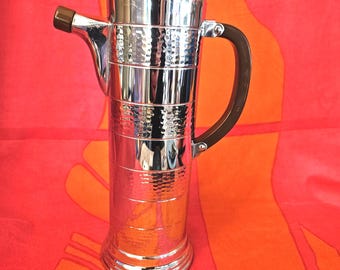Vintage Farber Bros. Krome-Kraft Cocktail Shaker, Art Deco Bakelite Martini Shaker