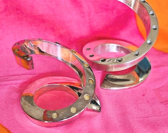 Dansk candleholder spiral design high polish - 2 available