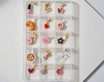 DIY-sleutelhangerkralenset | Benodigdheden voor het maken van armbandsieraden: gratis stickers inbegrepen.