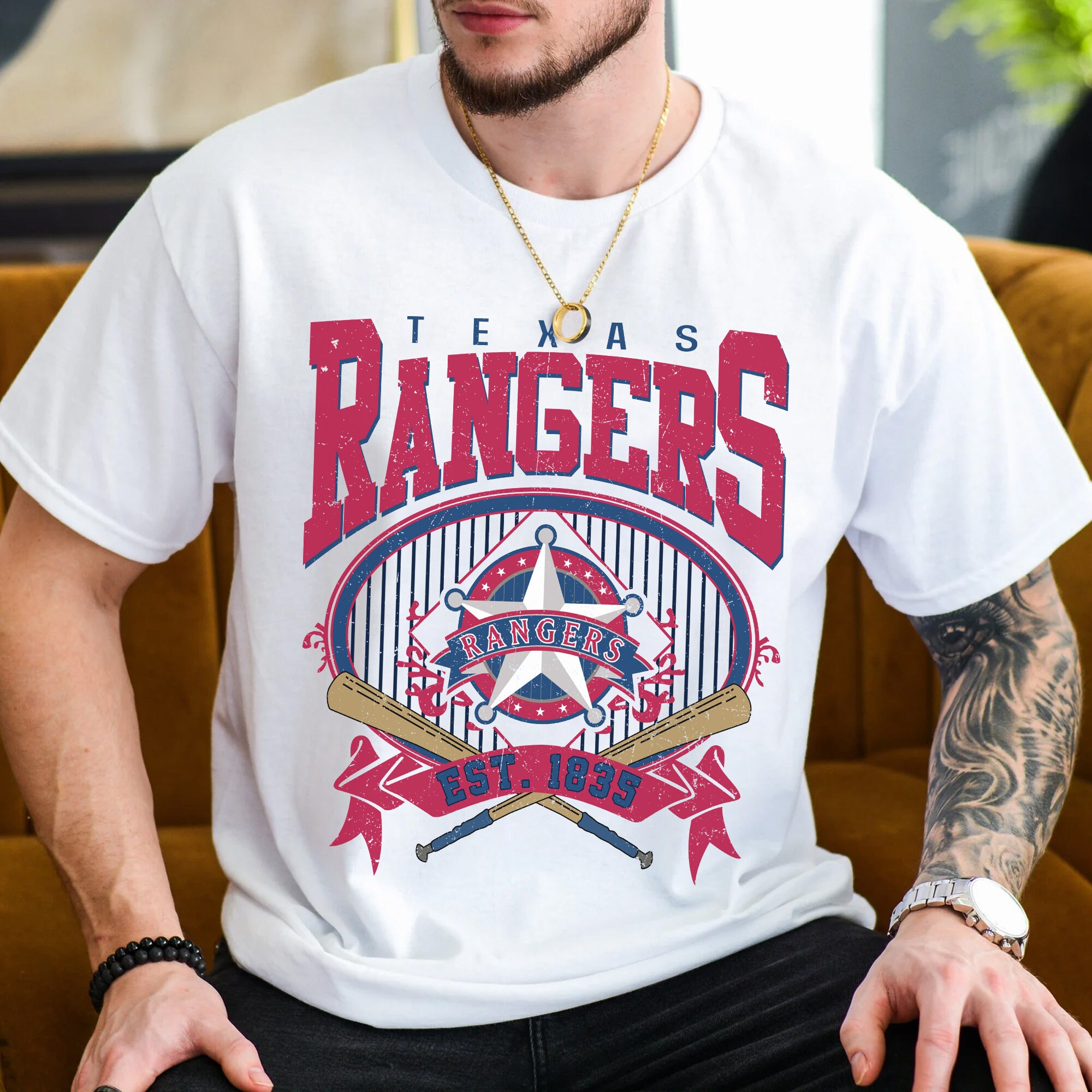 Texas Rangers Shirt Vintage - Etsy Israel